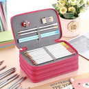 Estojo Escolar/Estojo Box/Estojo De Lápis De Quatro Camadas Com 72 Furos De Cor/Material Escolar/Papela